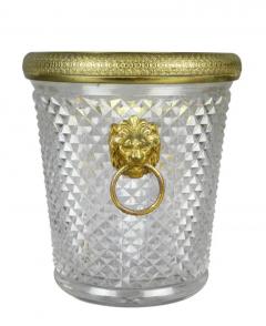 French Cut Crystal Bottle Holder or Ice Pail - 4129438