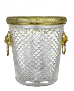 French Cut Crystal Bottle Holder or Ice Pail - 4129455