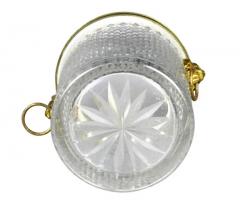 French Cut Crystal Bottle Holder or Ice Pail - 4129461