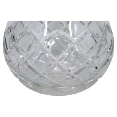 French Cut Crystal Brass Covered Finial Serving Piece - 2782113