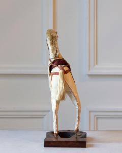 French Decorative Horse in Moleskin with Saddle and Harness 20th Century - 4381151