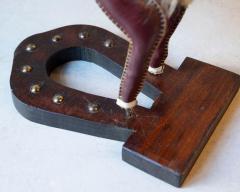 French Decorative Horse in Moleskin with Saddle and Harness 20th Century - 4381132