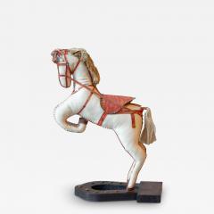 French Decorative Horse in Moleskin with Saddle and Harness 20th Century - 4381983