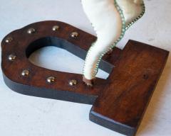 French Decorative Horse in Moleskin with Saddle and Harness 20th Century - 4381109