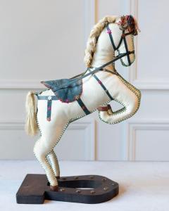 French Decorative Horse in Moleskin with Saddle and Harness 20th Century - 4381115