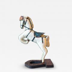 French Decorative Horse in Moleskin with Saddle and Harness 20th Century - 4381984