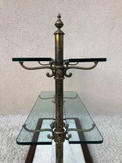 French Decorative Vintage Bistro Pastry Shelve Stand - 1947532