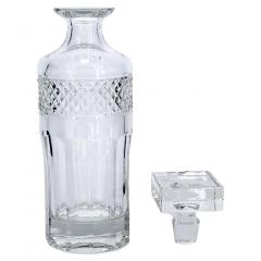 French Diamond Cut Crystal Barware Decanter - 2784942