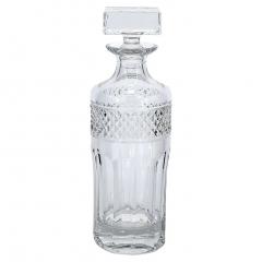 French Diamond Cut Crystal Barware Decanter - 2784947