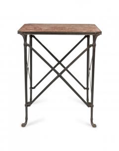 French Directoire Bronze Marble Top End Table - 4633903