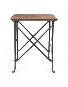 French Directoire Bronze Marble Top End Table - 4633907