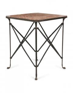French Directoire Bronze Marble Top End Table - 4633908