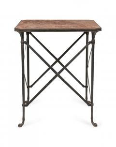 French Directoire Bronze Marble Top End Table - 4633909