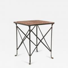 French Directoire Bronze Marble Top End Table - 4683175
