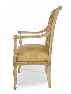 French Directoire Gilt Arm Chair - 4653002