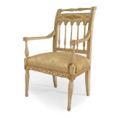 French Directoire Gilt Arm Chair - 4700889