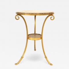 French Directoire Gilt Bronze End Table - 1441242