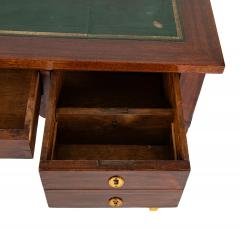 French Directoire Leather Top Mahogany Desk with Pull Out Slides - 3749410