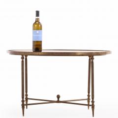French Directoire Style Brass Coffee or End Table C 1950  - 4649298