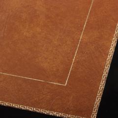 French Directoire Style Ebonized Mahogany Leather Top Writing Table C 1945 - 4734636