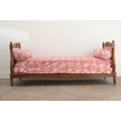 French Directoire Walnut Daybed Crown - 3442109