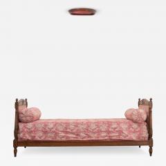 French Directoire Walnut Daybed Crown - 3489315