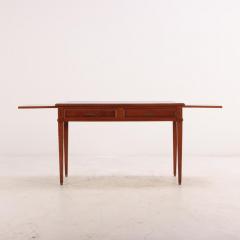 French Directoire style mahogany leather top writing desk C 1940  - 3741855