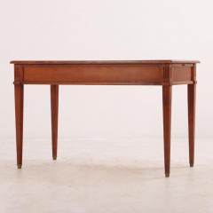 French Directoire style mahogany leather top writing desk C 1940  - 3741859