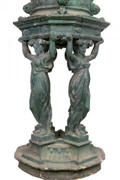 French Drinking Fountain Model by Charles Auguste Lebourg France 1872 - 801122