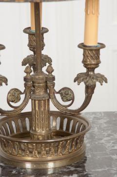 French Early 19th Century Brass and T le Bouillotte Lamp - 1010715