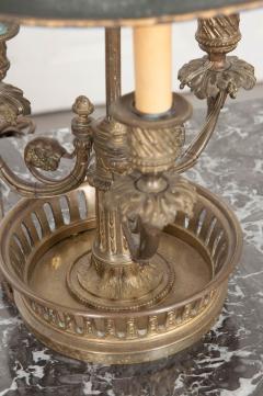 French Early 19th Century Brass and T le Bouillotte Lamp - 1010719