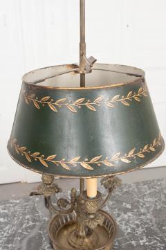 French Early 19th Century Brass and T le Bouillotte Lamp - 1010720