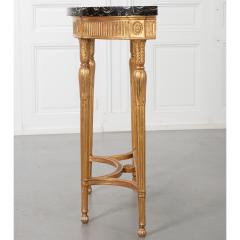 French Early 19th Century Gilt Demilune Console - 2258273