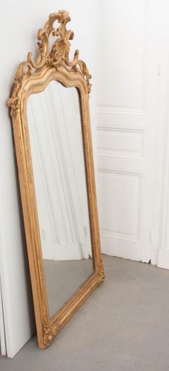 French Early 19th Century Louis XV Style Gold Gilt Mantel Mirror - 1002089