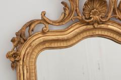 French Early 19th Century Louis XV Style Gold Gilt Mantel Mirror - 1002091