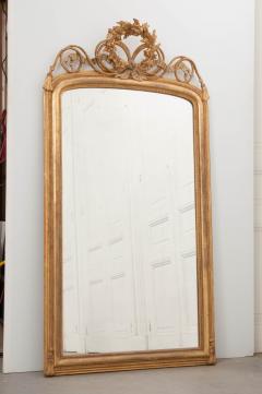 French Early 19th Century Louis XV Style Gold Gilt Mantel Mirror - 1002102