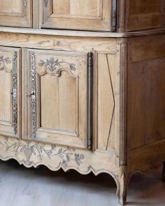French Early 19th Century Provincial Oak Buffet Deux Corps - 4663297