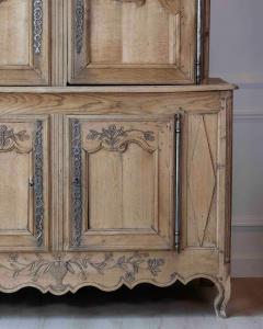 French Early 19th Century Provincial Oak Buffet Deux Corps - 4663338