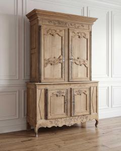 French Early 19th Century Provincial Oak Buffet Deux Corps - 4663363