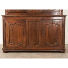 French Early 19th Century Solid Oak Buffet a Deux Corps - 2817118