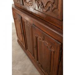 French Early 19th Century Solid Oak Buffet a Deux Corps - 2817128