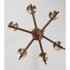 French Early 20th Century Art Deco Modernist Chandelier - 1936974