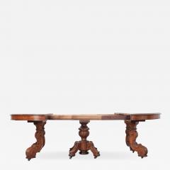 French Early 20th Century Extending Mahogany Dining Table - 2052107