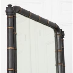 French Early 20th Century Faux Bamboo Cheval Mirror - 1936153