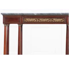 French Early 20th Century Mahogany Empire Style Console - 1931425