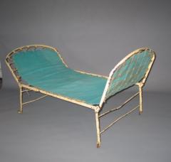 French Early Modern Style Fully Adjustable Campaign Daybed or Chaise Longue - 4091178