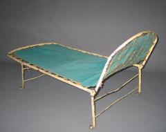 French Early Modern Style Fully Adjustable Campaign Daybed or Chaise Longue - 4091179