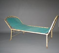 French Early Modern Style Fully Adjustable Campaign Daybed or Chaise Longue - 4091180