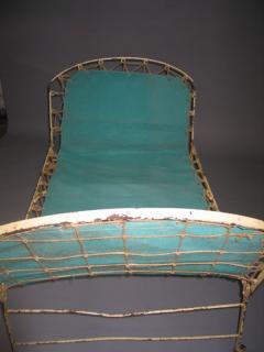 French Early Modern Style Fully Adjustable Campaign Daybed or Chaise Longue - 4091181