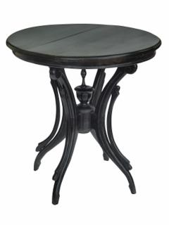French Ebonized Gueridon Table - 1933781